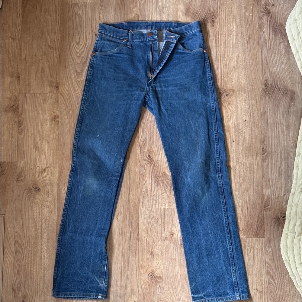 Wrangler Men's Straight Blue Jeans